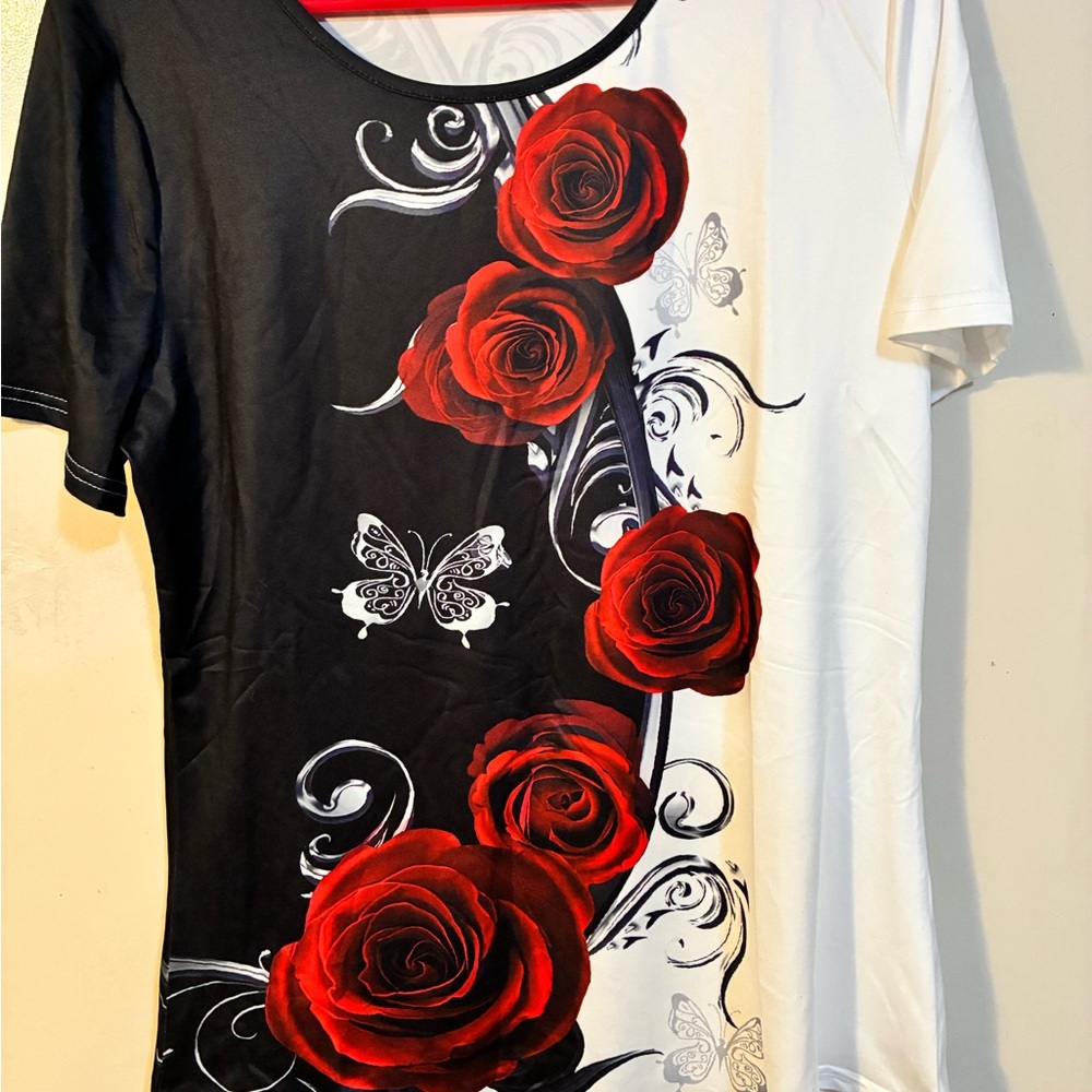 NEW! Rose & Butterfly Print 2-Piece Set – Size 6 (Medium) – NWT - Picture 12 of 13